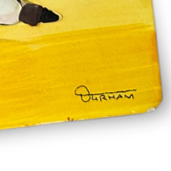 Durham Metal Wall Art Collector Set of 2 Chefs and Dogs and Cats in the … - Picture 9 of 14